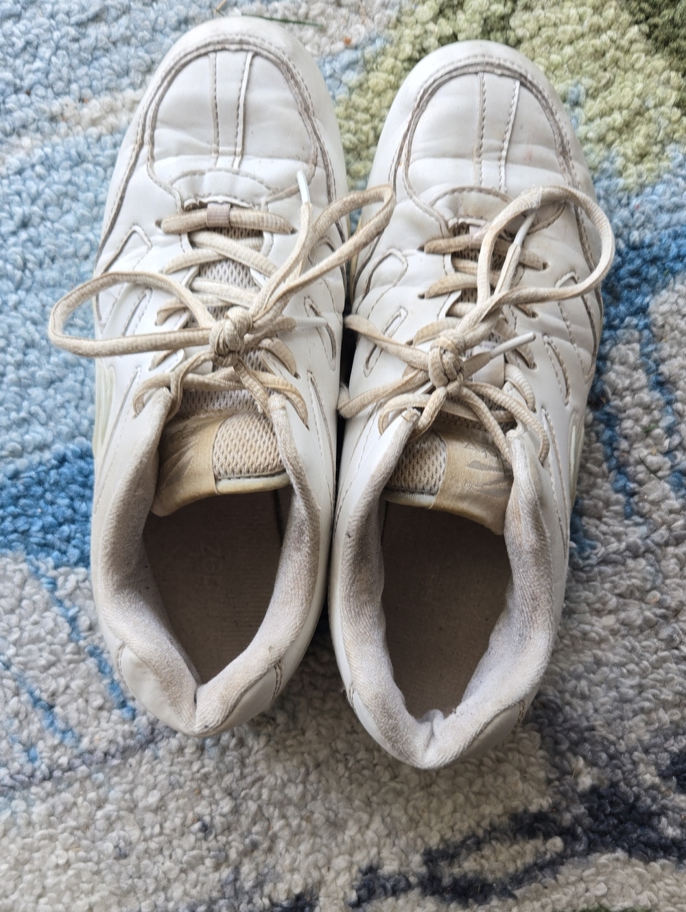 Women’s White Athletic Sneakers/Cheer Shoes - Lightweight Comfort